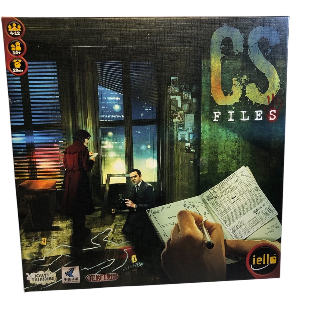 CS Files French Mystery Board Game Francais Complete